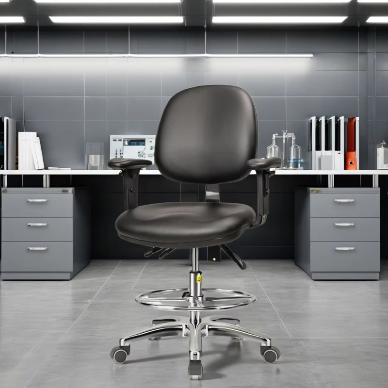 Medical Lab Furniture - Adjustable Hospital Furniture Durable Leather Medical