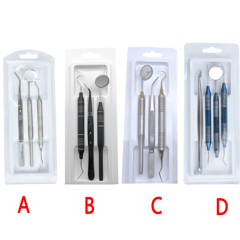Dental Mirror Probe - Dental Oral Cleaning Kit Scraper Mirror