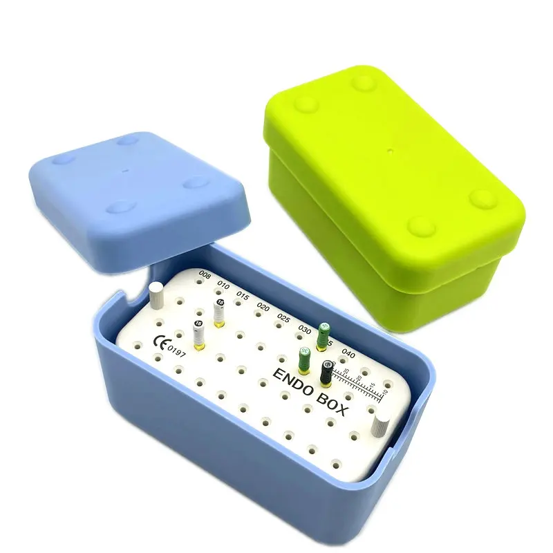 Autoclave Sterilizer Dental - 40 Holes Dental Plastic Endo Box