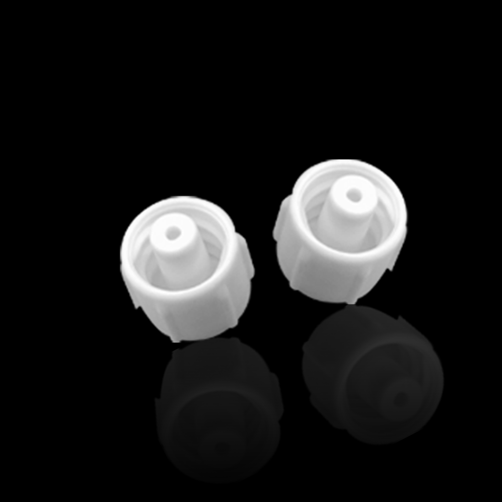 Medical Laboratory - 500pcs Male Luer Caps Hole for