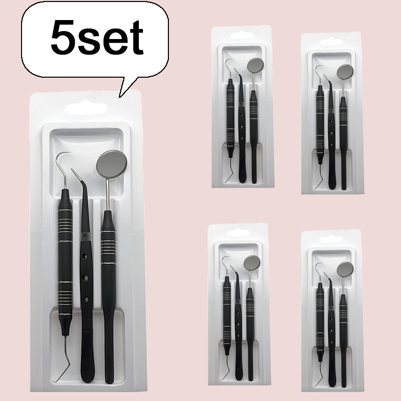 5pcs Dental Double Ended Mouth - Dental Mirror Probe review and price