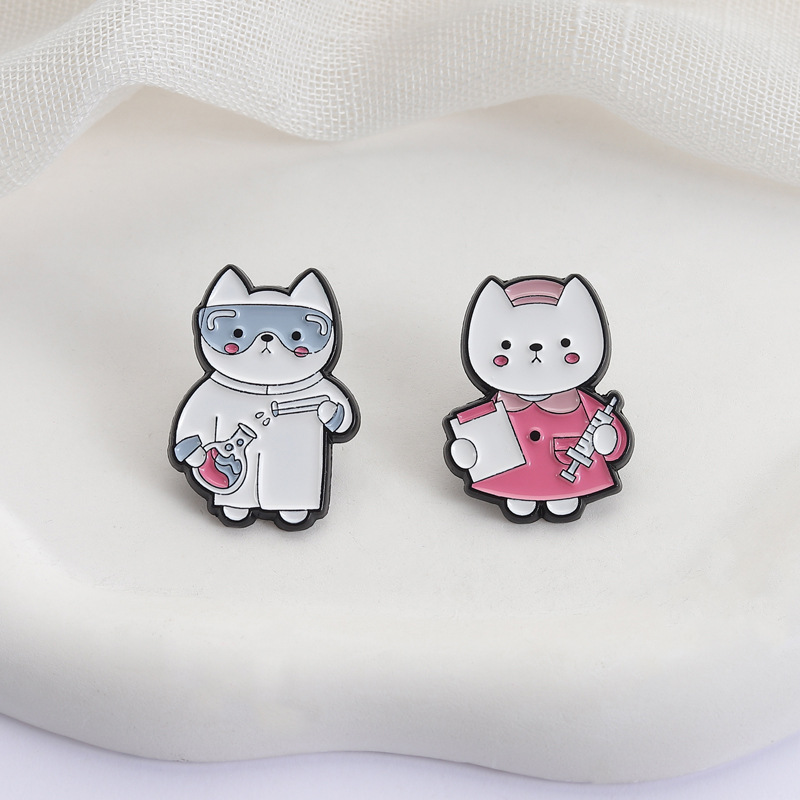 2pcs Cute Cartoon Medical Cat  - Medical Lab Gifts review and price