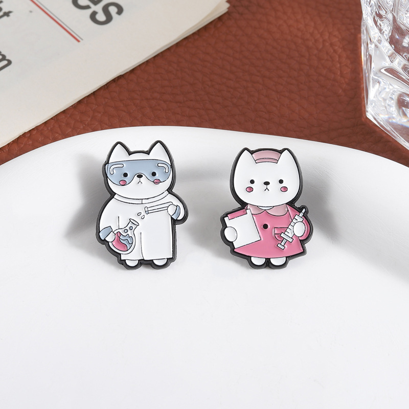 2pcs Cute Cartoon Medical Cat  - Medical Lab Gifts review and price