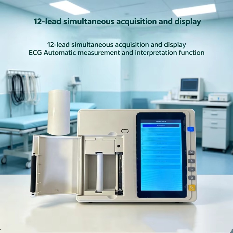 Portable 12 Lead 3/6/12 Channe - Ekg Ecg Machine Portable review and price