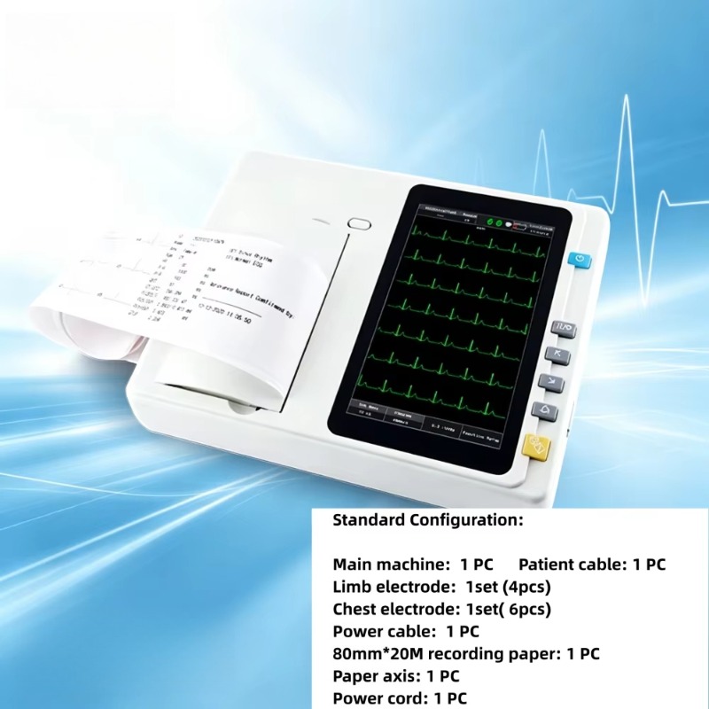 Portable 12 Lead 3/6/12 Channe - Ekg Ecg Machine Portable review and price