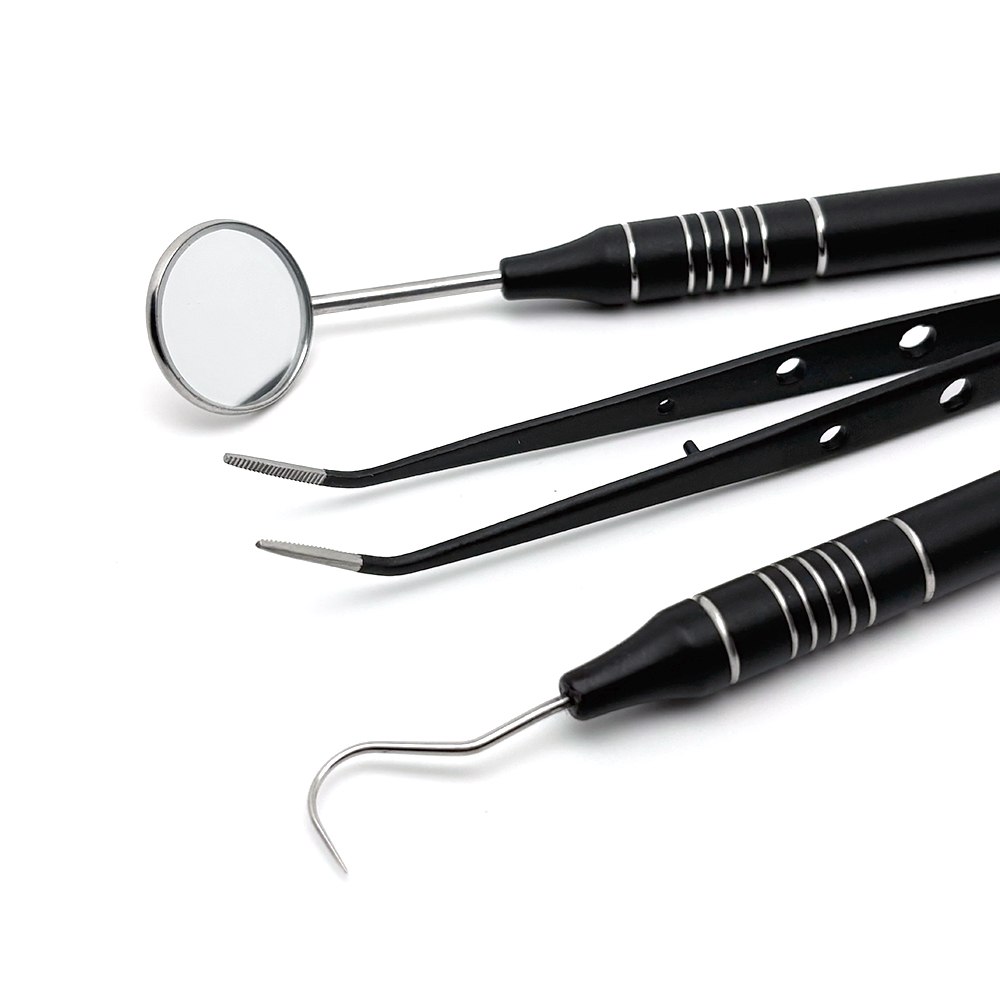 3Pcs/set Dental Mirror kit Mou - Dental Mirror Probe review and price