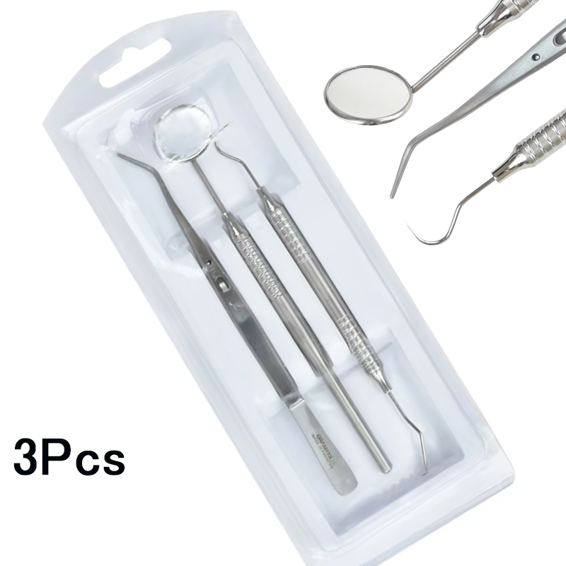 3Pcs Dental Stainless Steel Mi - Dental Mirror Probe review and price